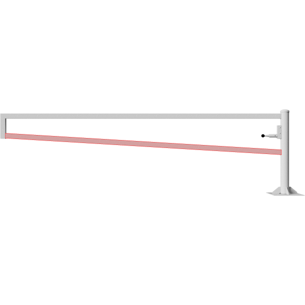 Swiveling gates | to be fixed by plugs, hot-dip galvanized | total width: 3500 mm | for padlock